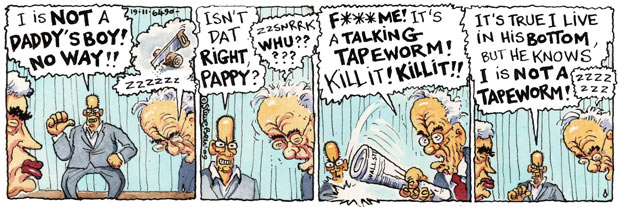 A Steve Bell cartoon